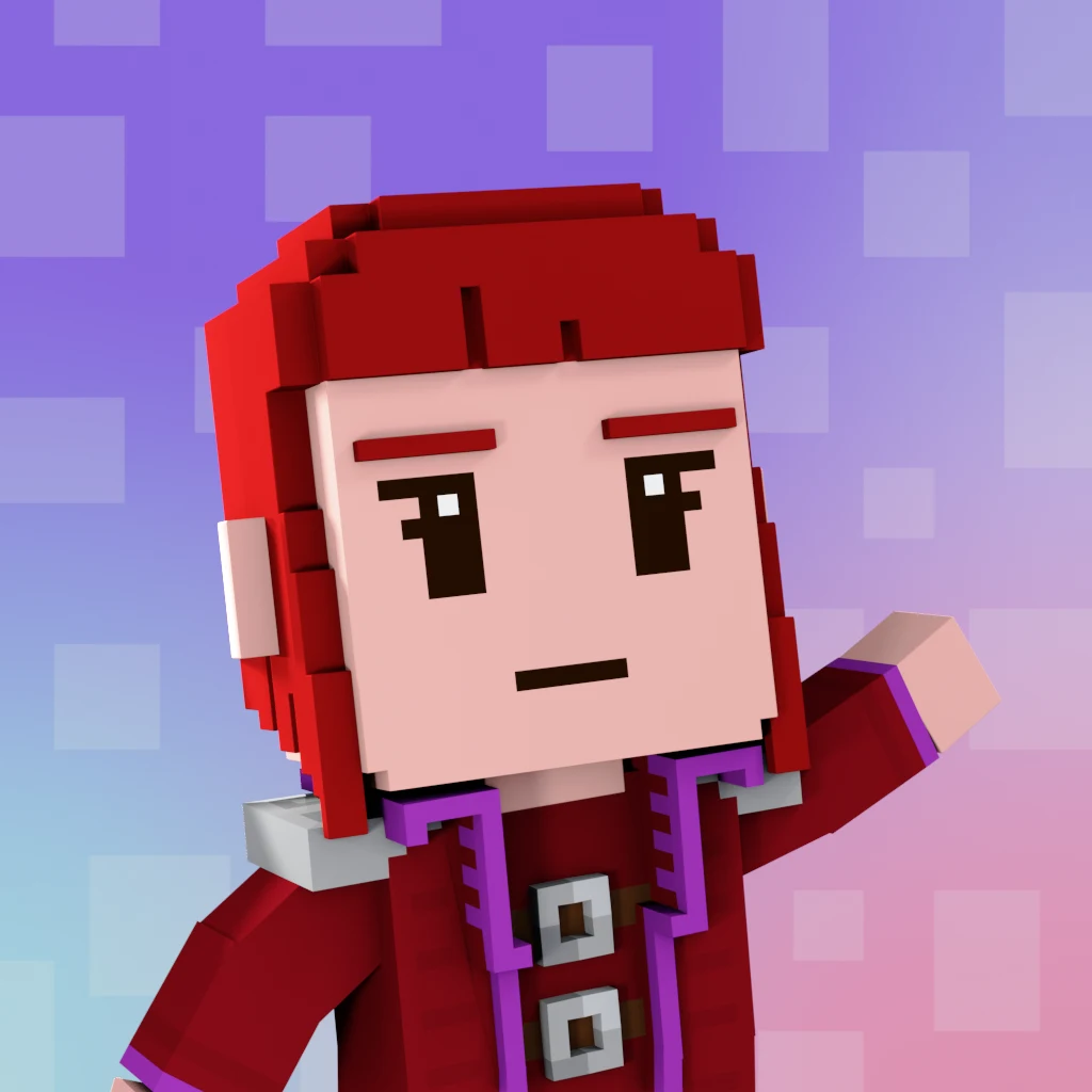Pirate #6571 voxel render