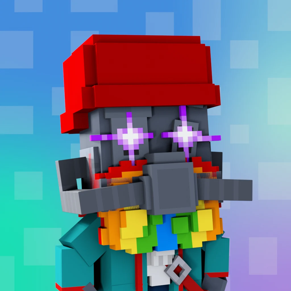 Pirate #6572 voxel render