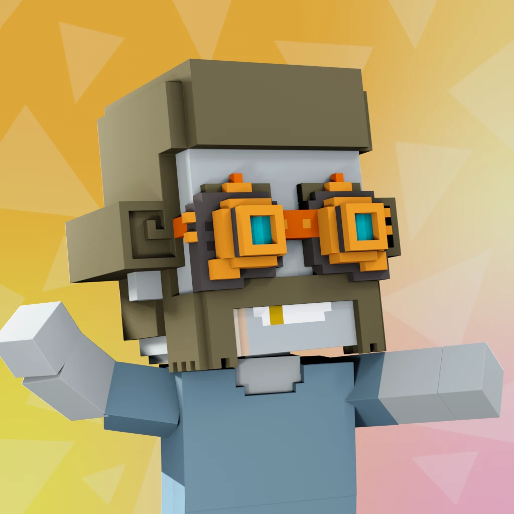 Pirate #6573 voxel render