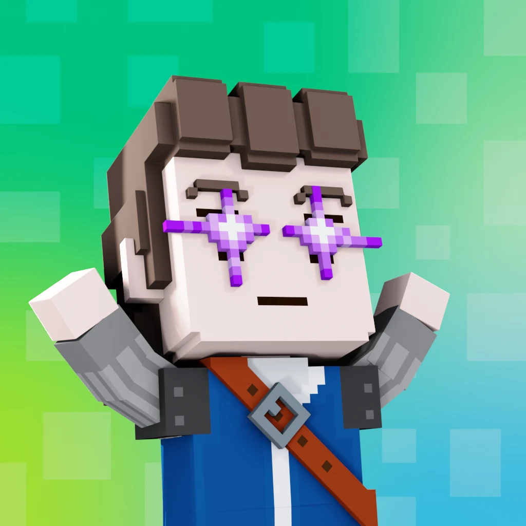 Pirate #6574 voxel render