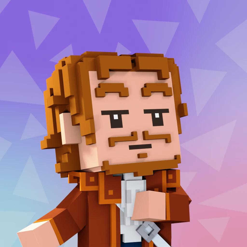 Pirate #6578 voxel render