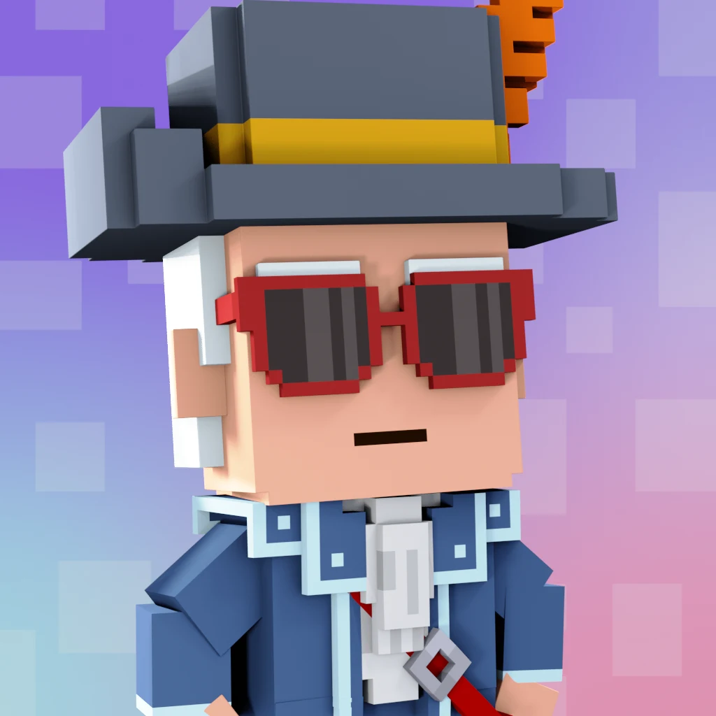 Pirate #6580 voxel render