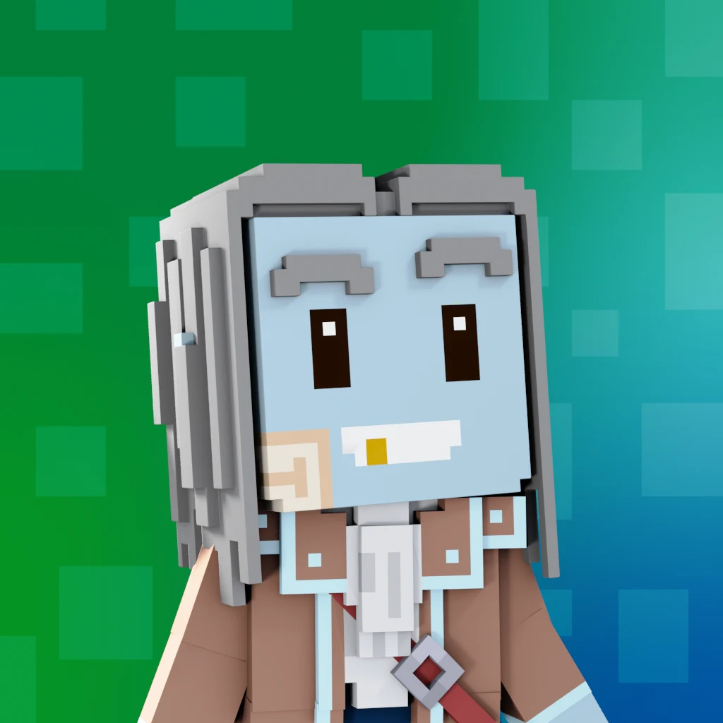 Pirate #6581 voxel render