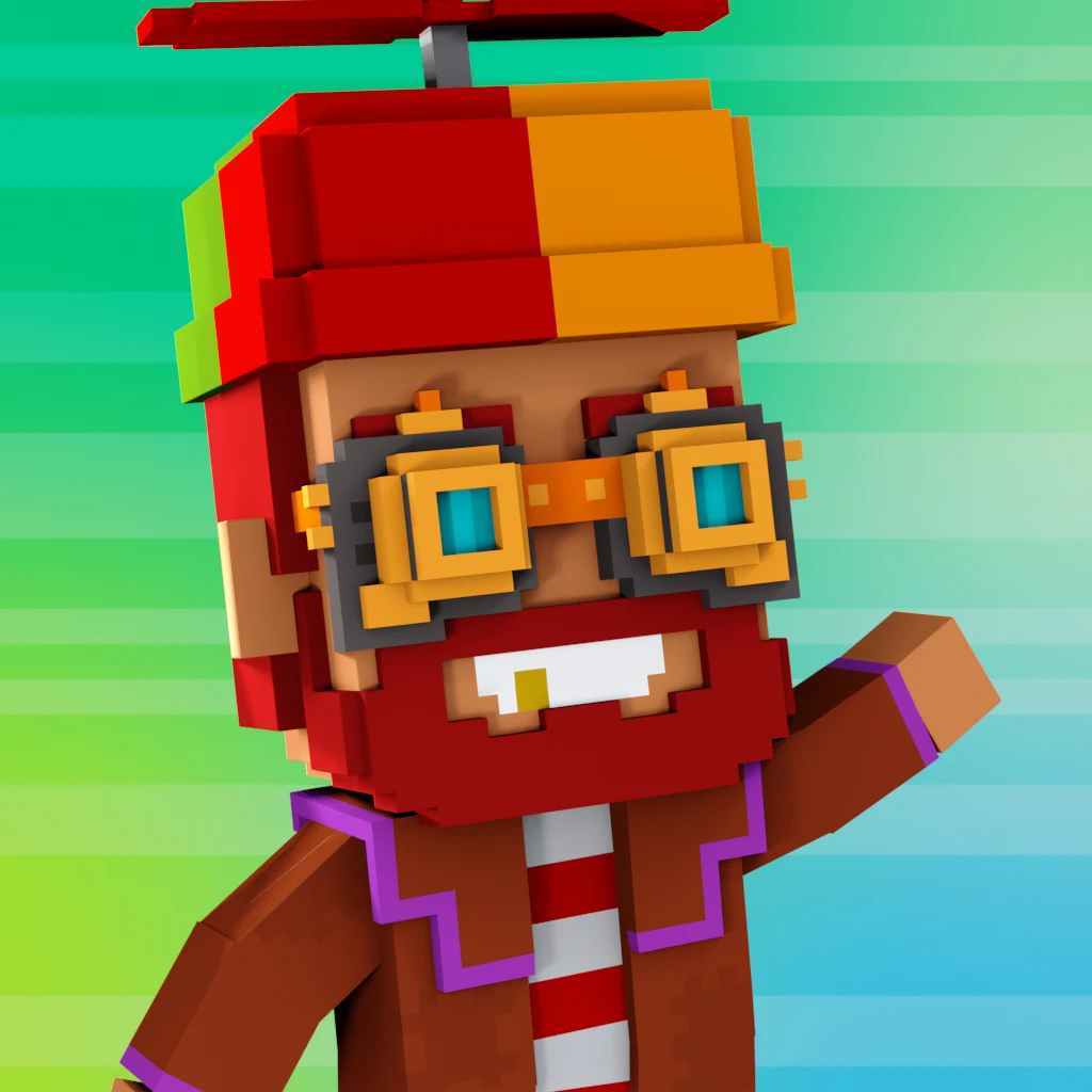 Pirate #6583 voxel render