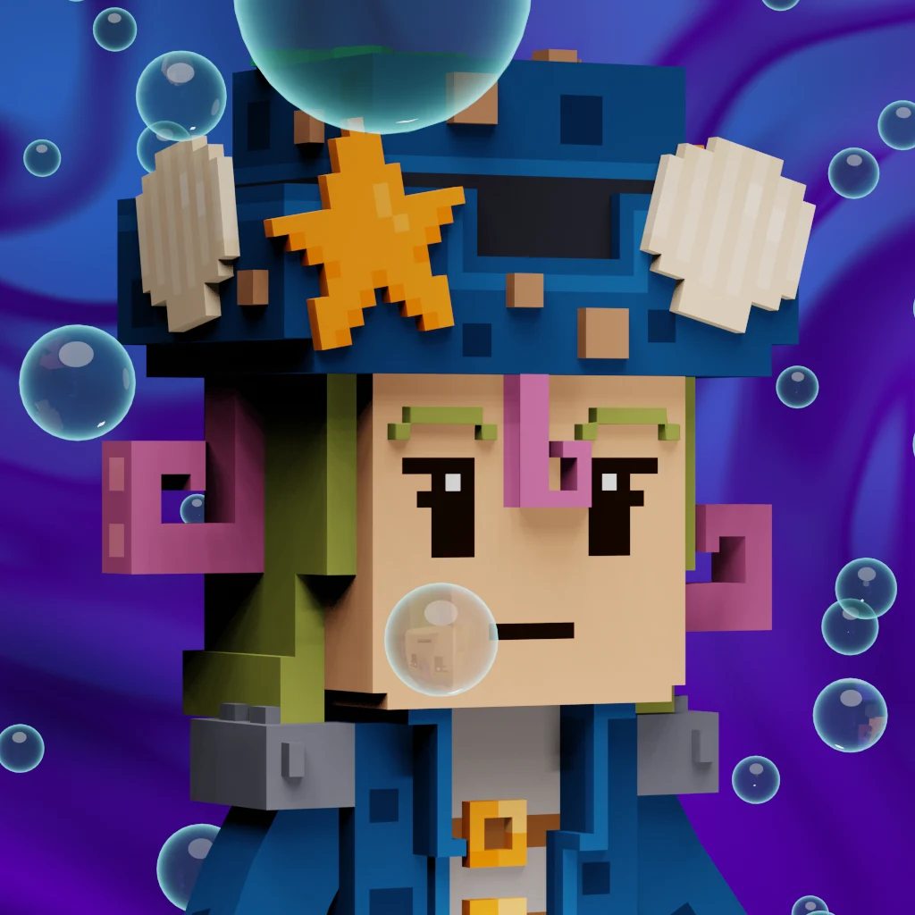 Pirate #6585 voxel render