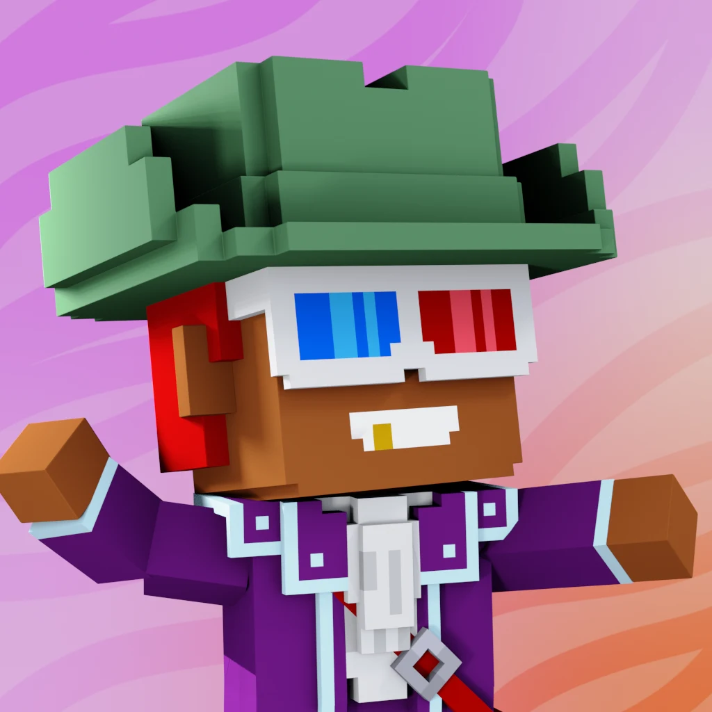 Pirate #6588 voxel render