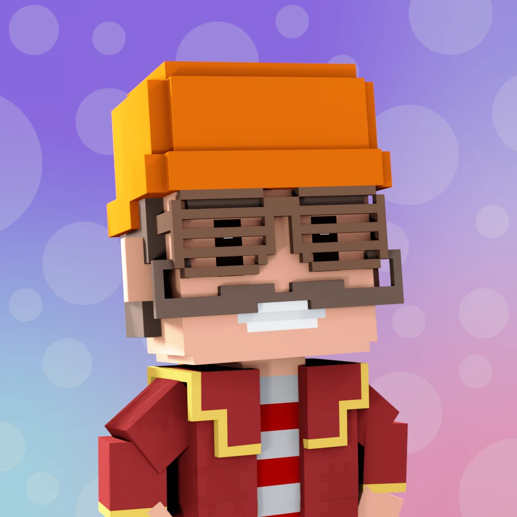 Pirate #6589 voxel render