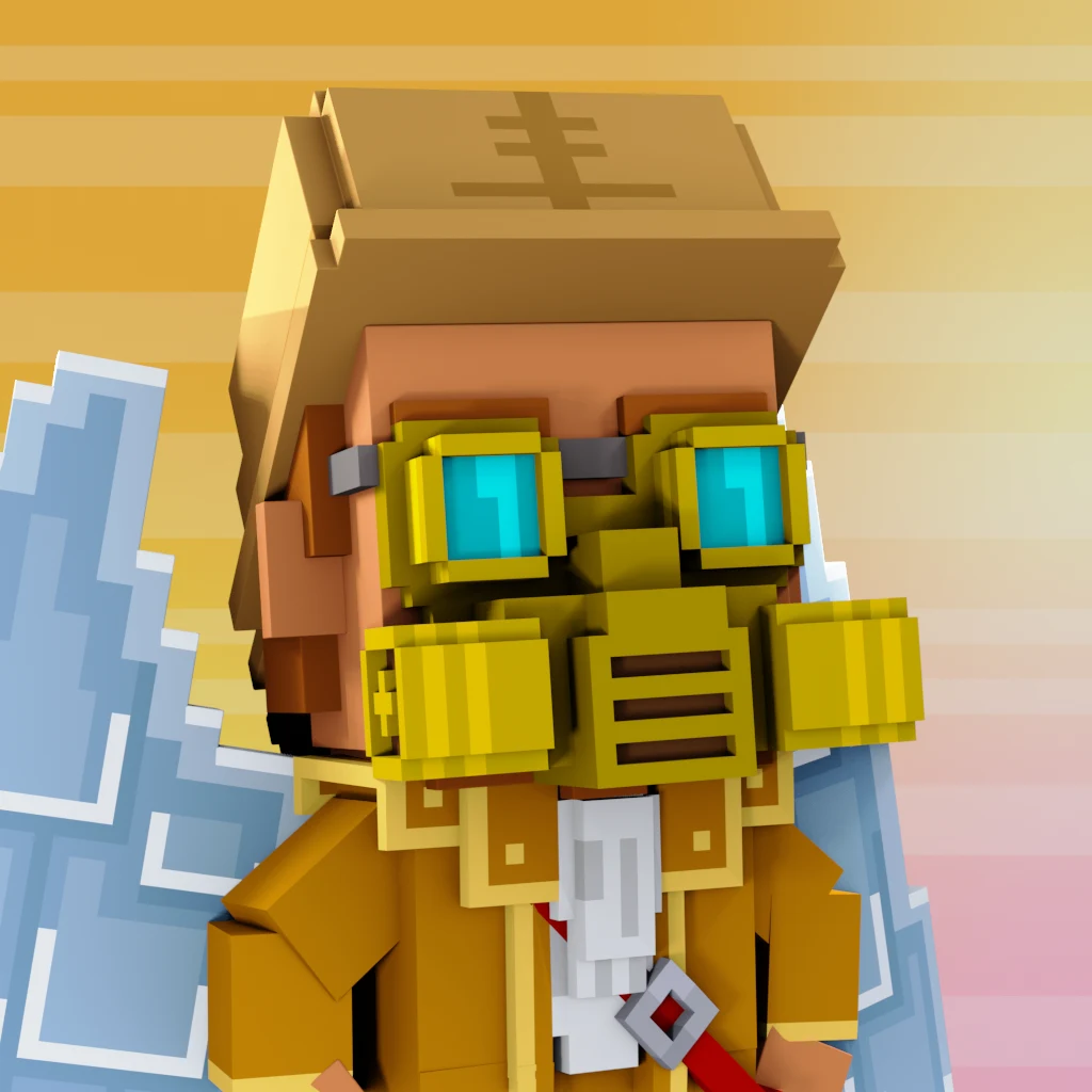 Pirate #6591 voxel render
