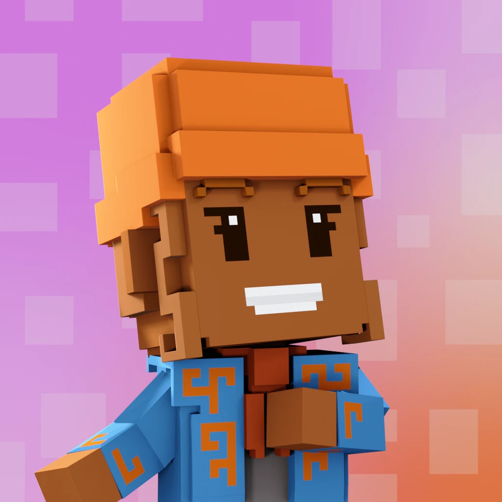 Pirate #6595 voxel render