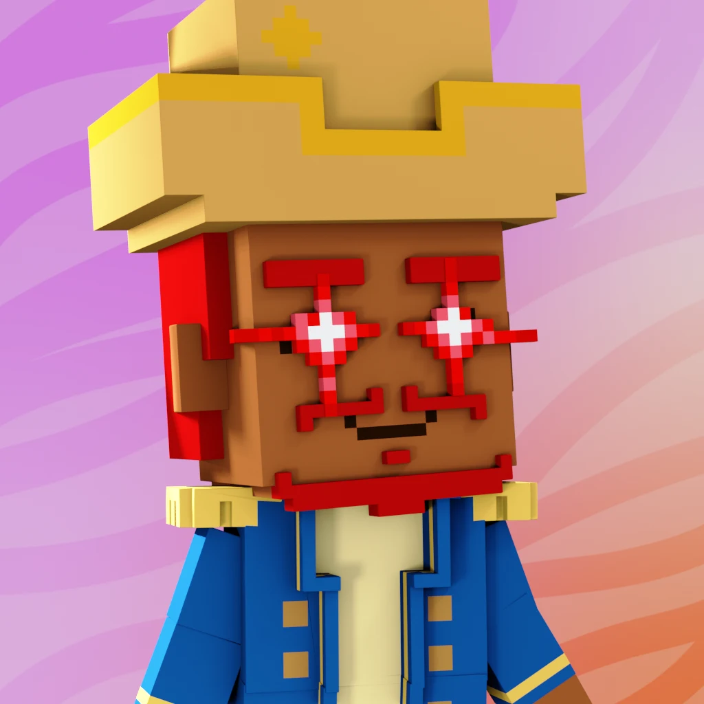 Pirate #66 voxel render