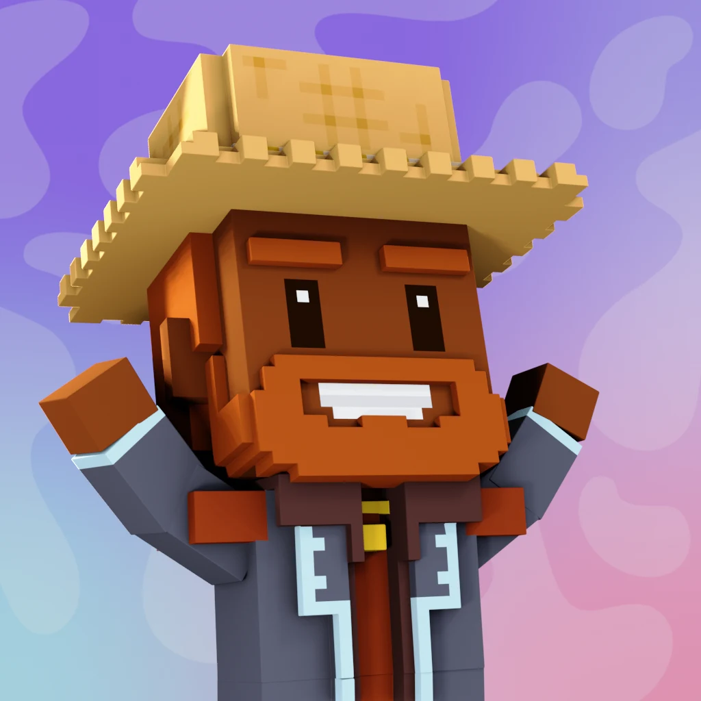 Pirate #6600 voxel render