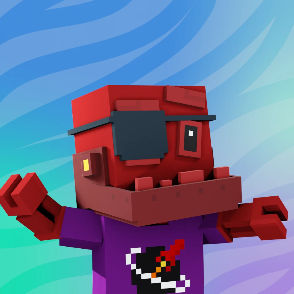 Pirate #6601 voxel render
