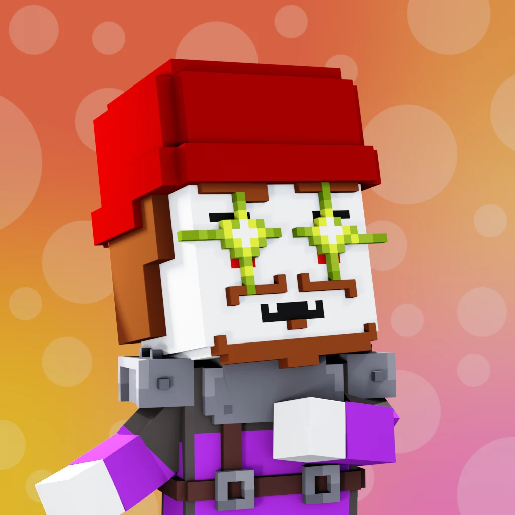 Pirate #6602 voxel render