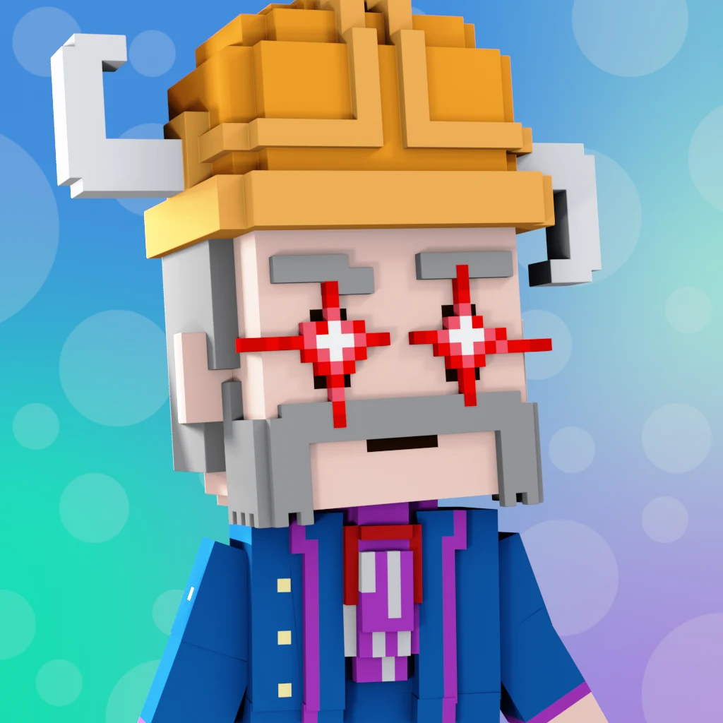 Pirate #6605 voxel render