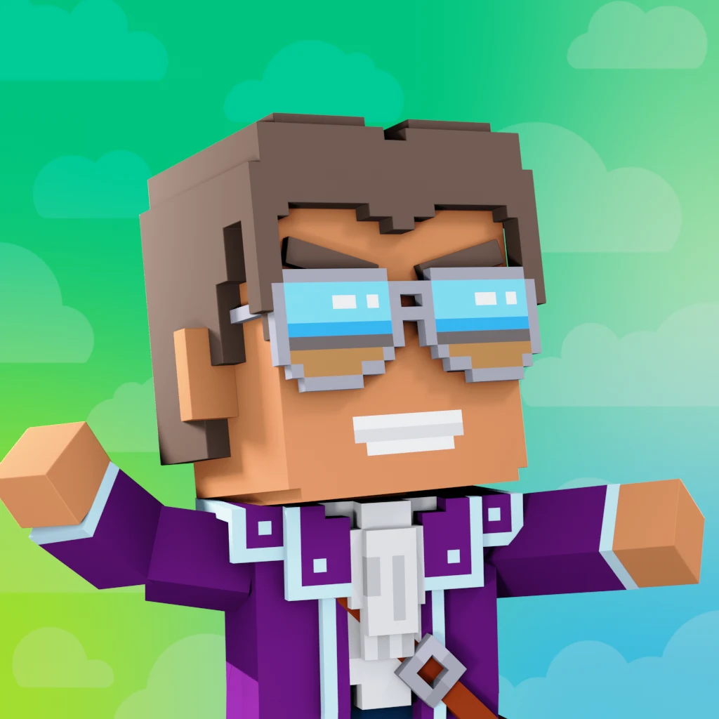 Pirate #6607 voxel render