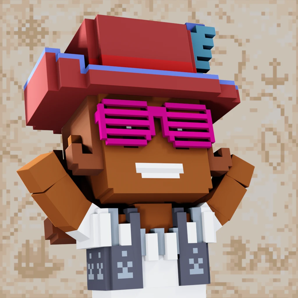 Pirate #6608 voxel render