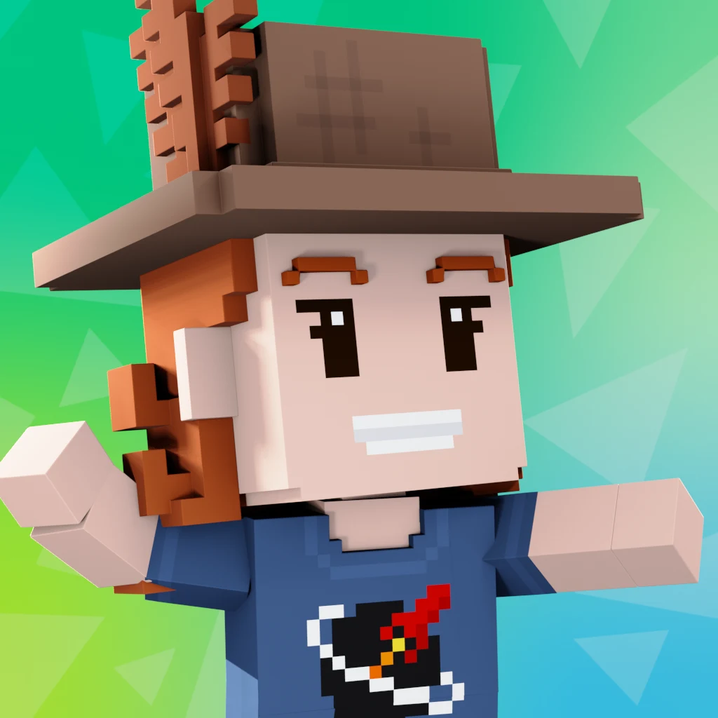 Pirate #6609 voxel render