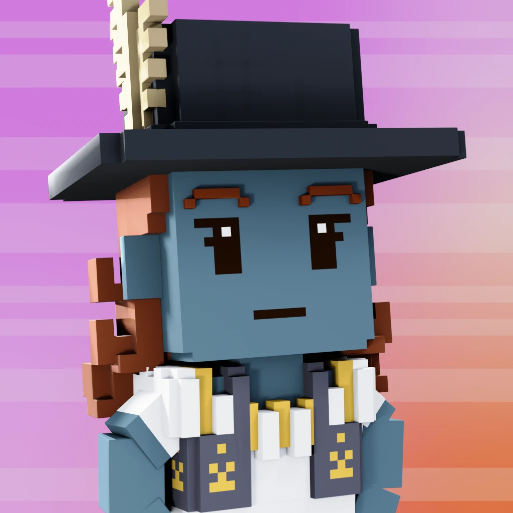 Pirate #661 voxel render