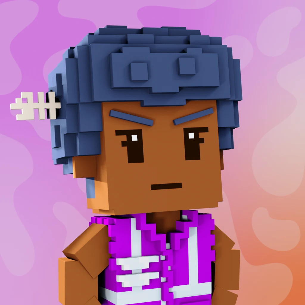 Pirate #6610 voxel render