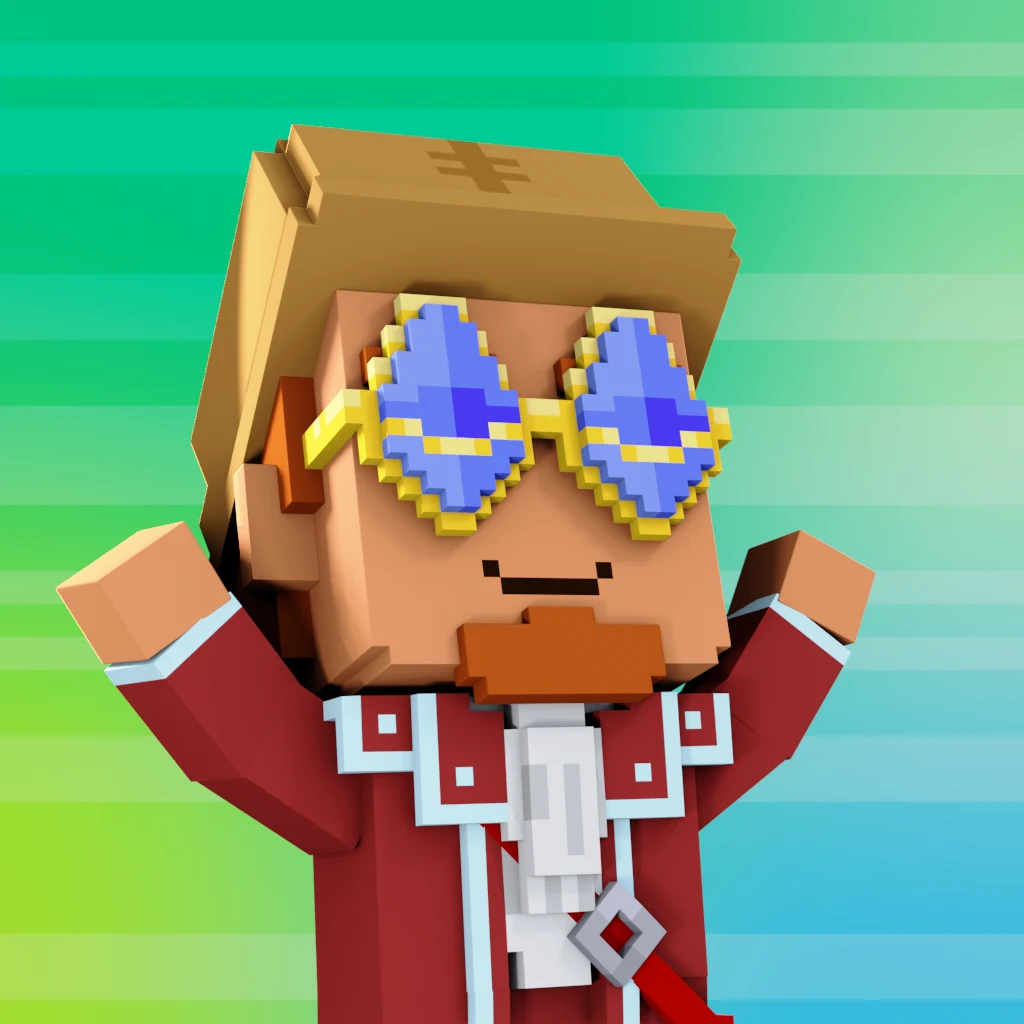 Pirate #6611 voxel render
