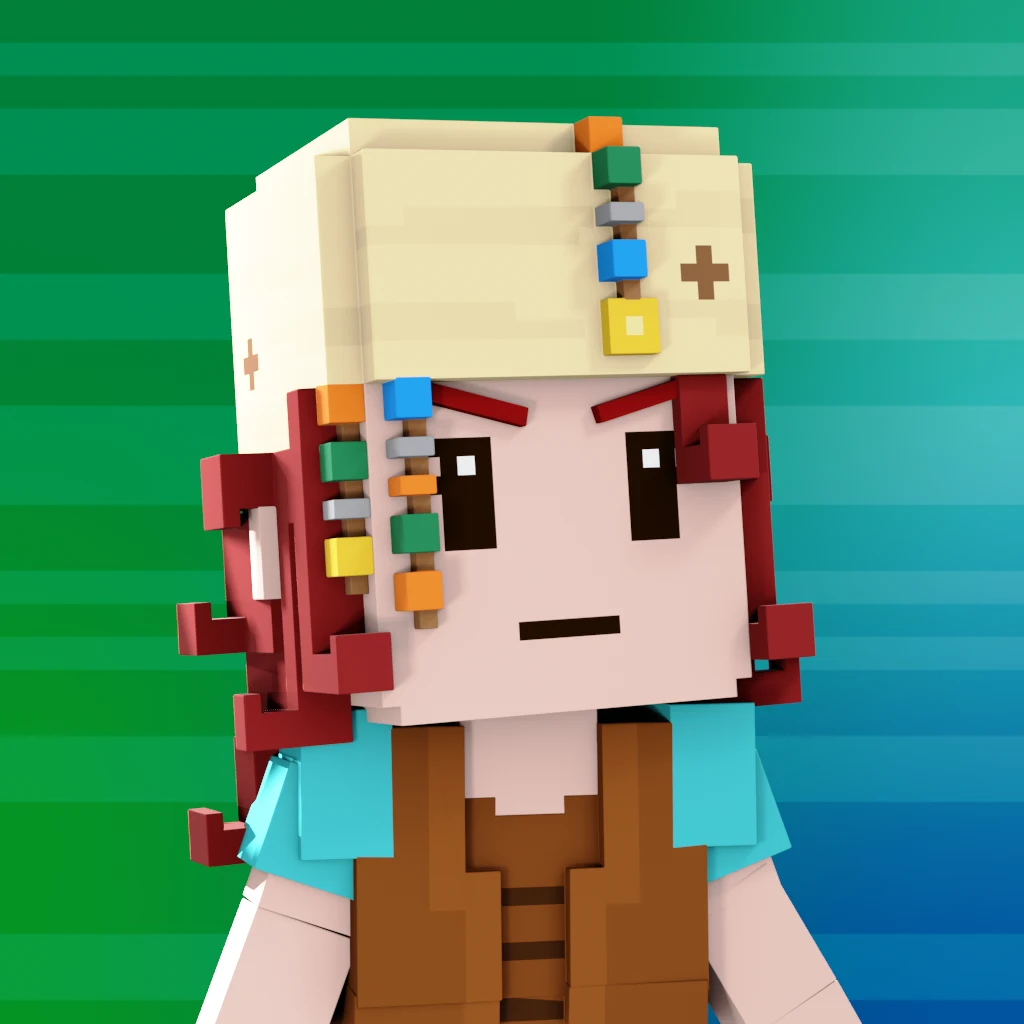 Pirate #6612 voxel render