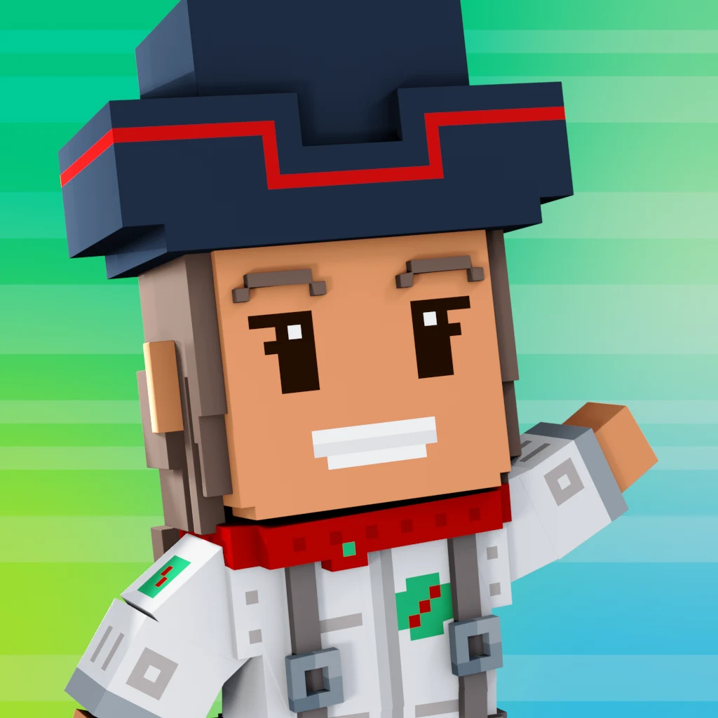 Pirate #6613 voxel render