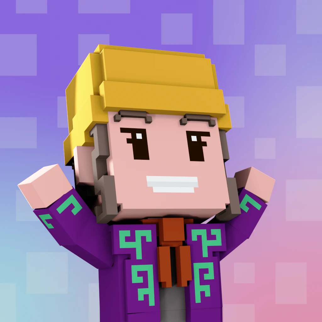 Pirate #6614 voxel render