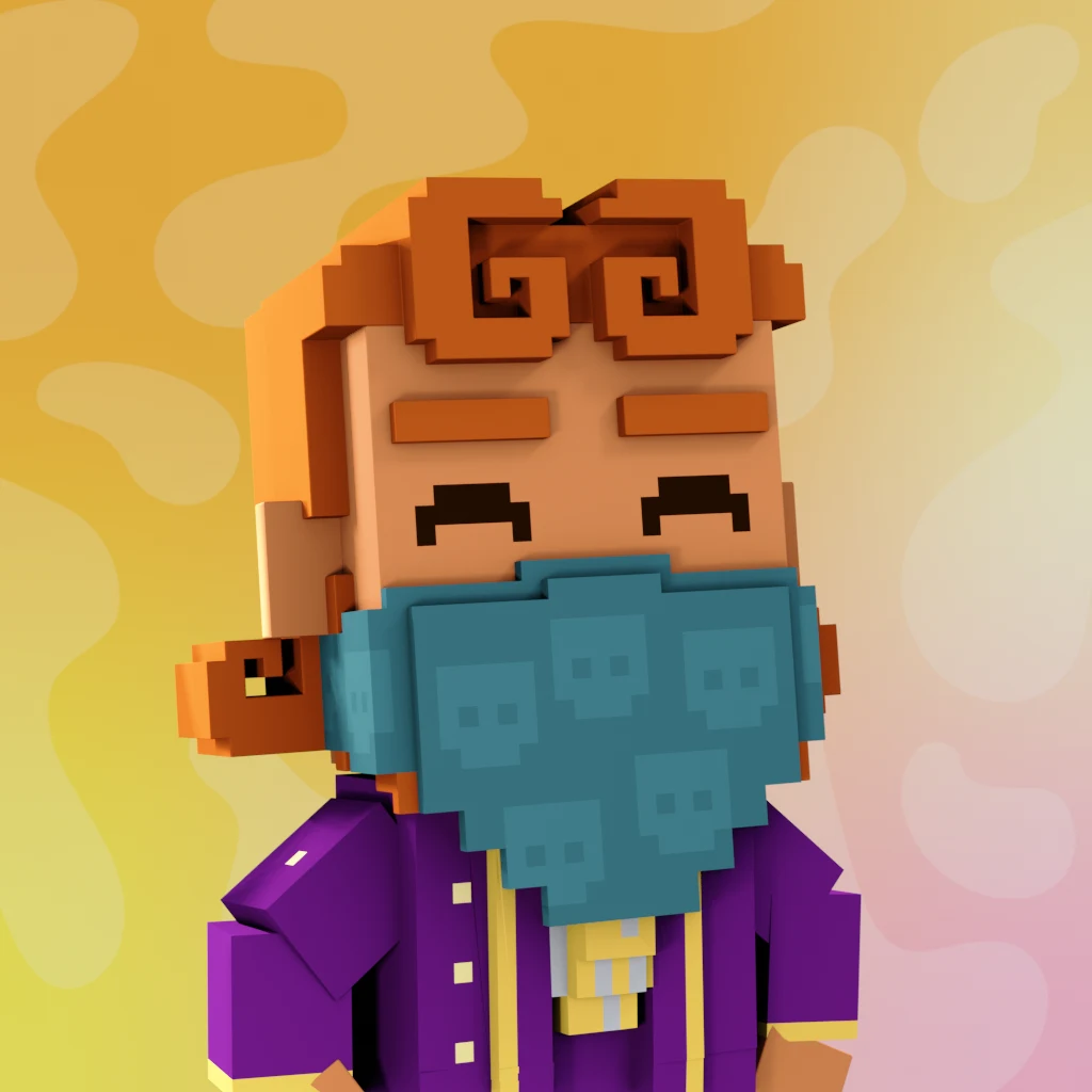 Pirate #6615 voxel render