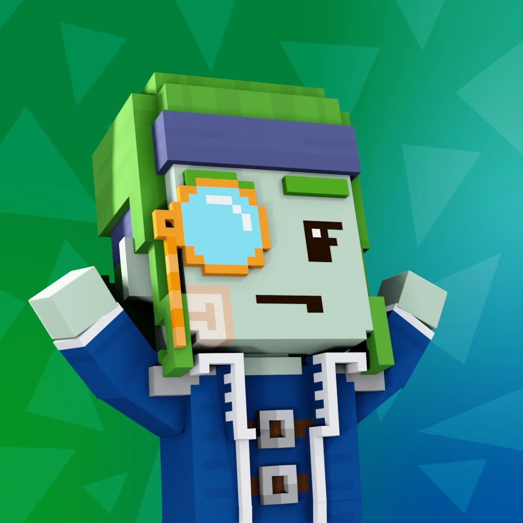 Pirate #6616 voxel render
