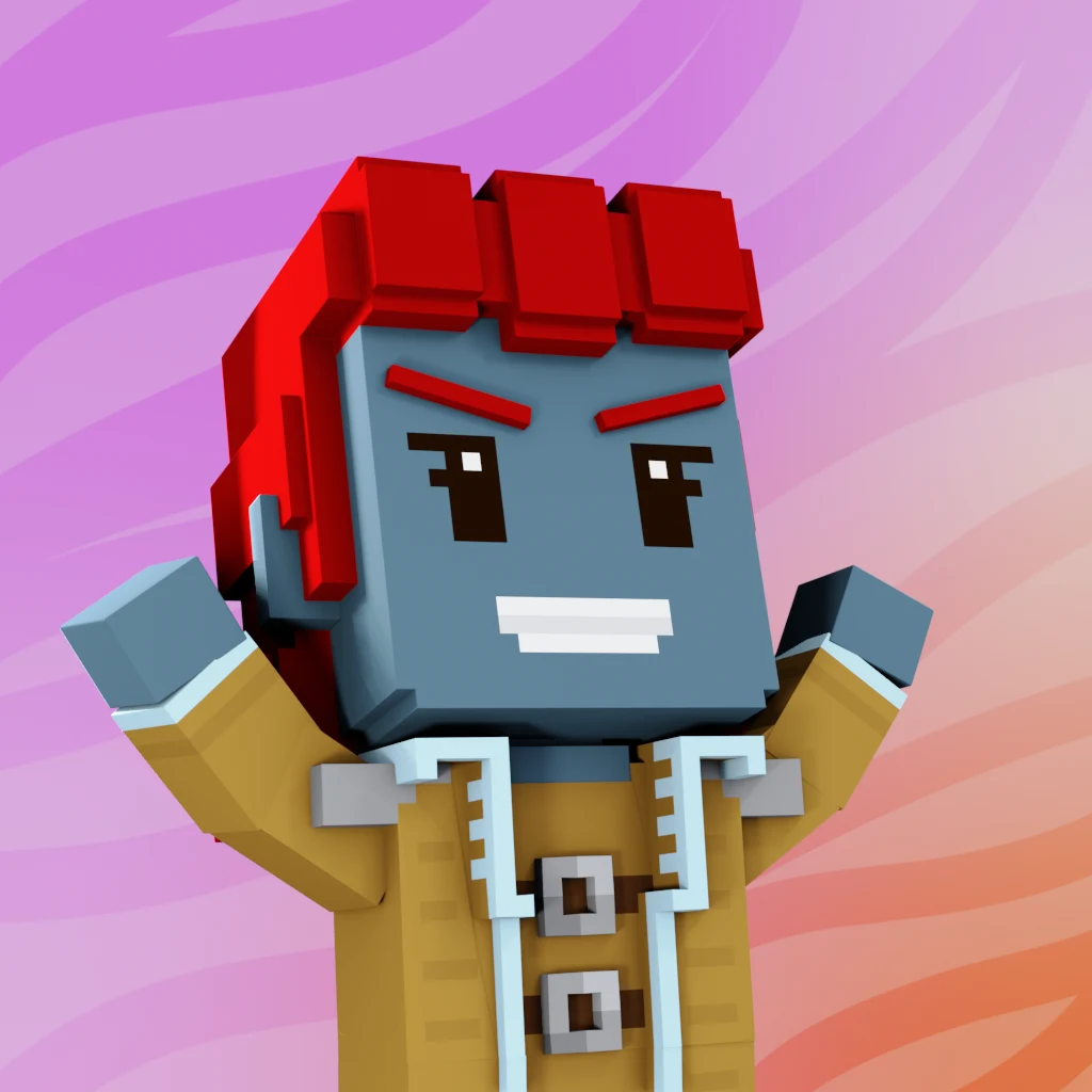 Pirate #6618 voxel render