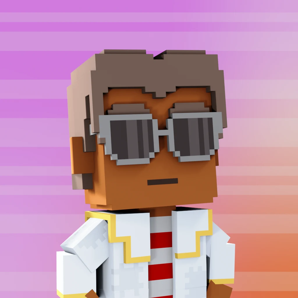 Pirate #6620 voxel render