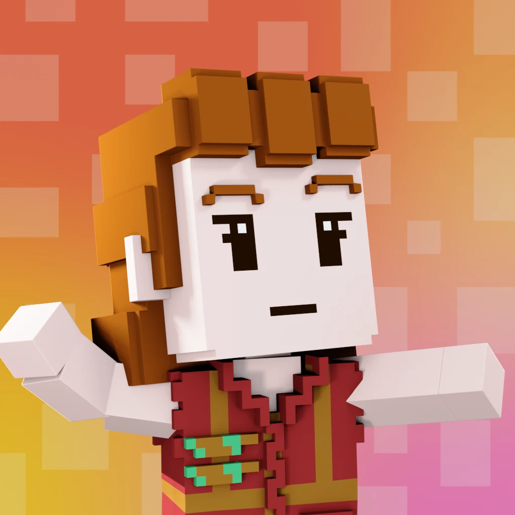 Pirate #6621 voxel render