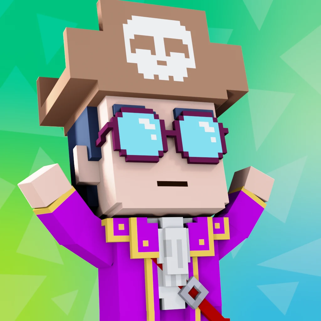 Pirate #6623 voxel render