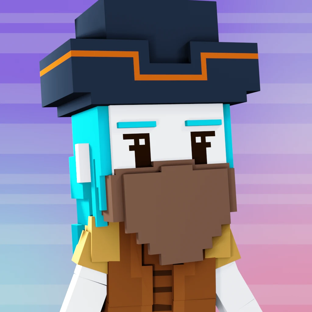 Pirate #6624 voxel render
