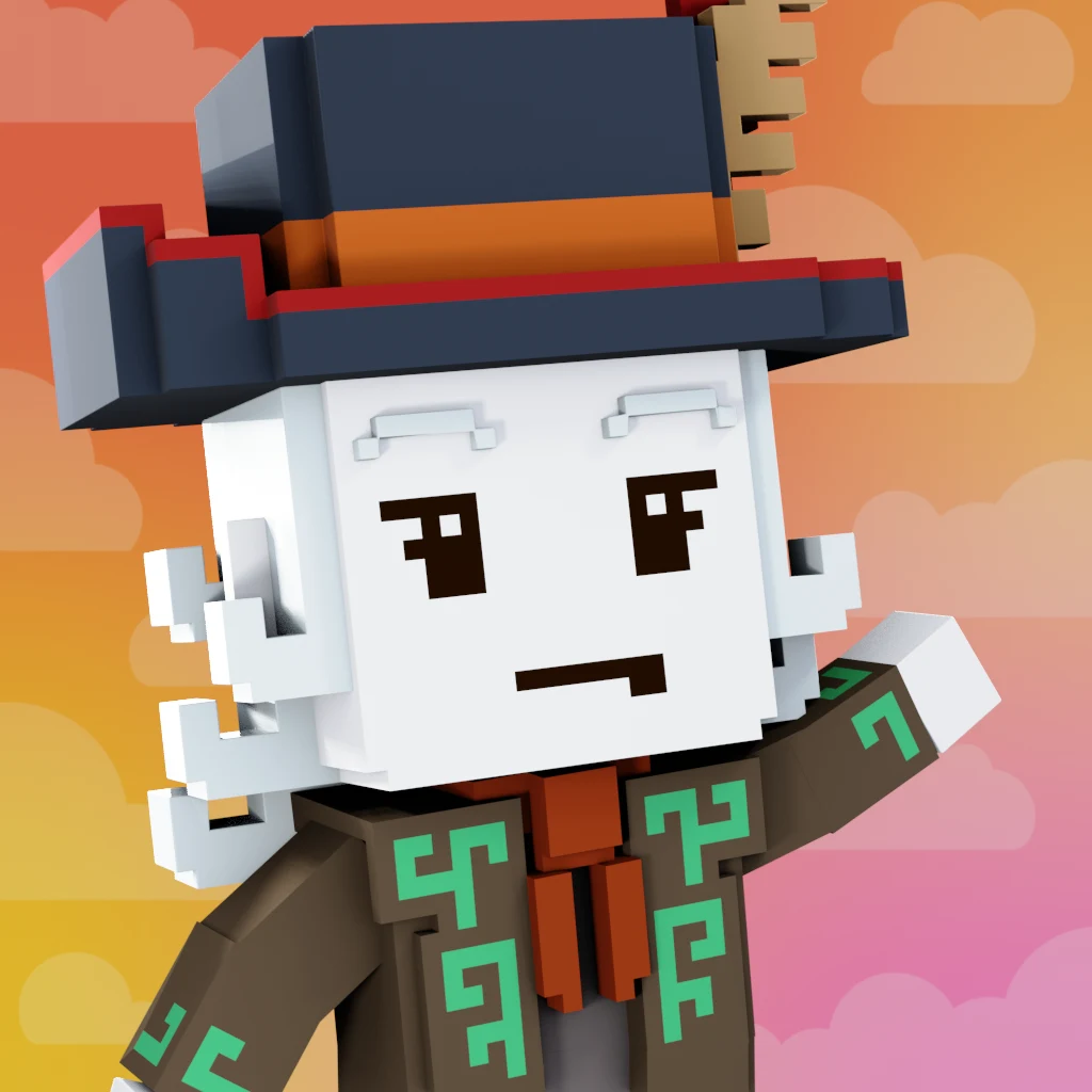 Pirate #6627 voxel render