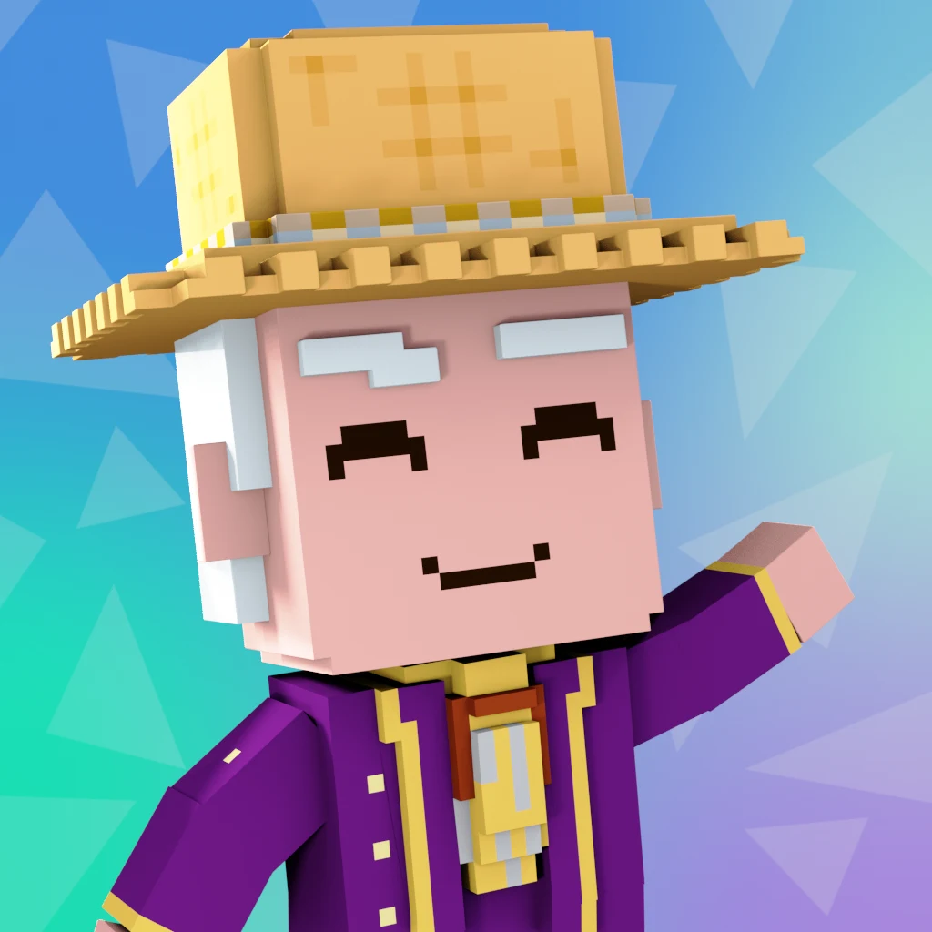 Pirate #6629 voxel render