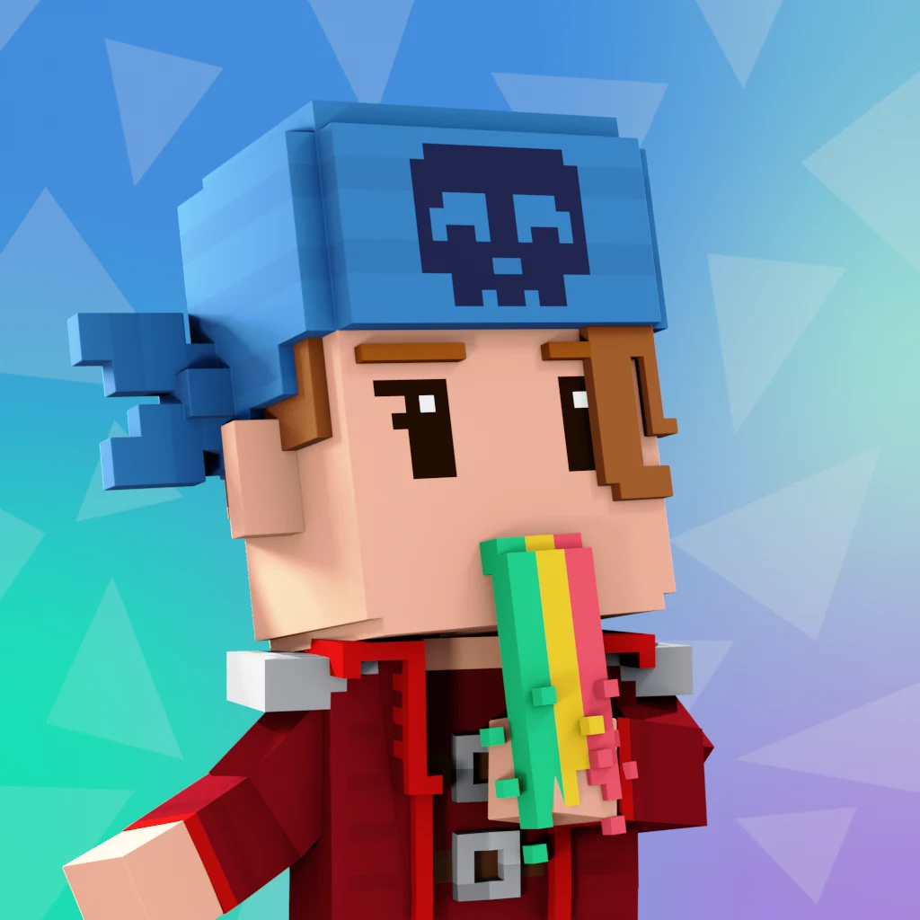 Pirate #6630 voxel render