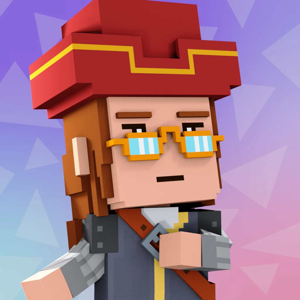 Pirate #6631 voxel render