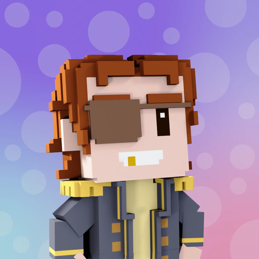 Pirate #6634 voxel render