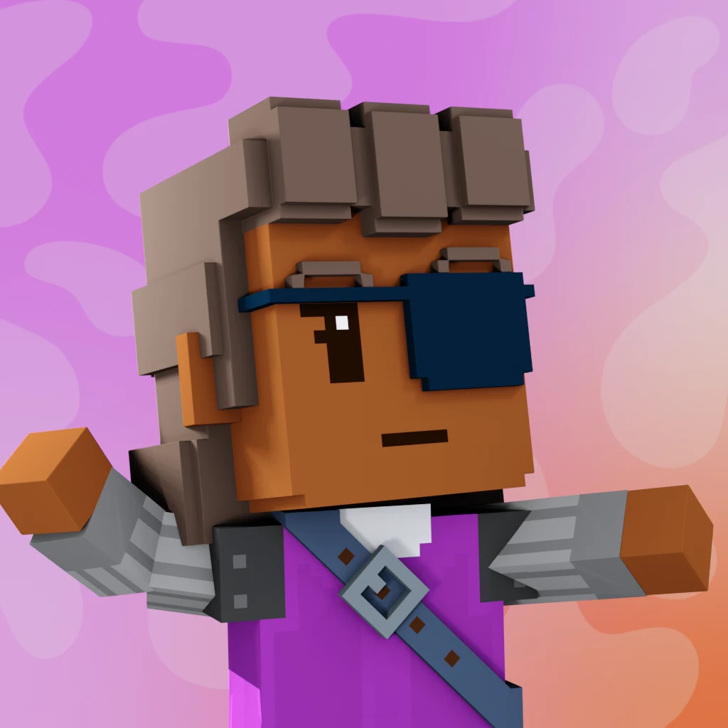 Pirate #6635 voxel render