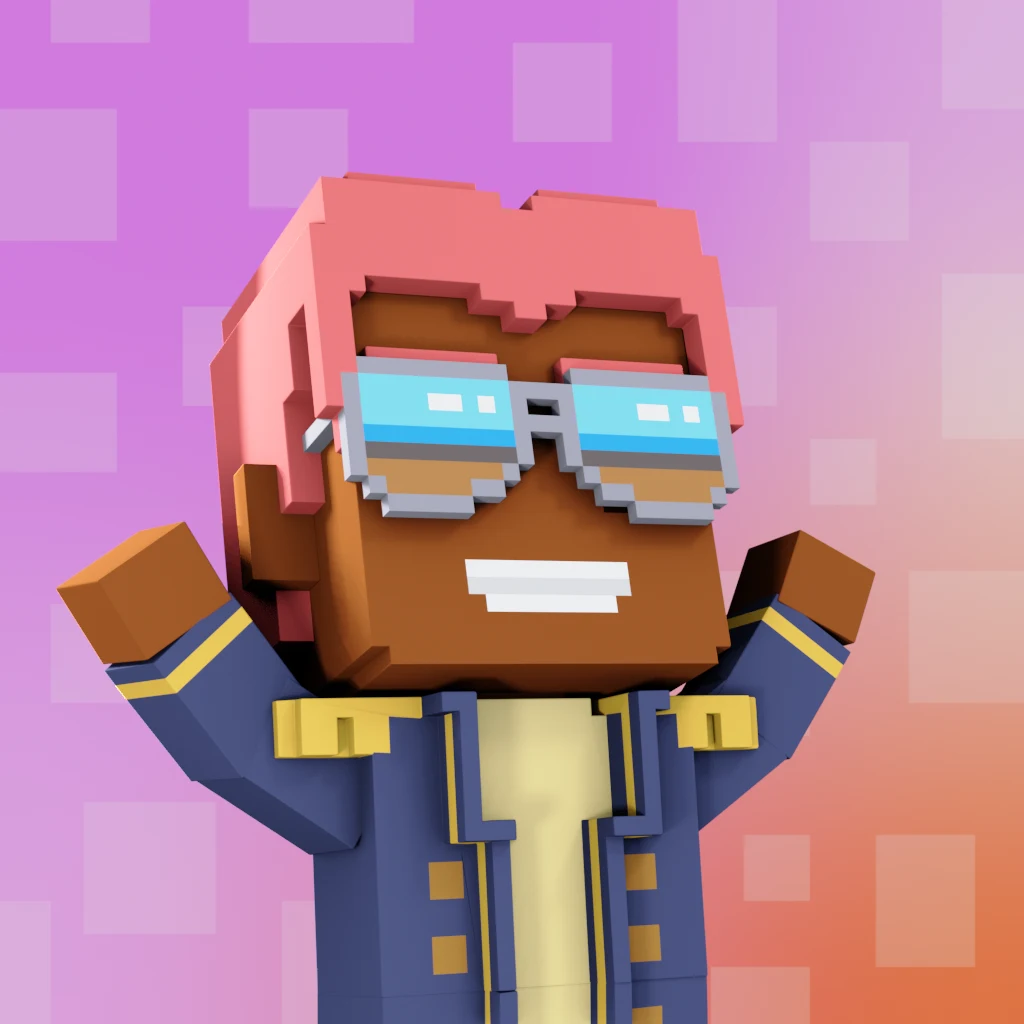 Pirate #6637 voxel render