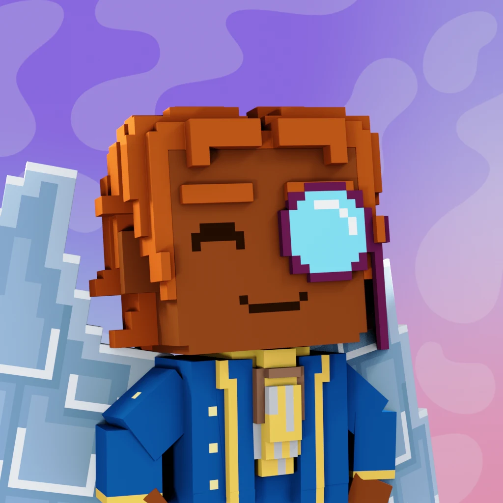 Pirate #6638 voxel render