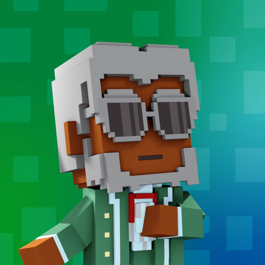Pirate #664 voxel render