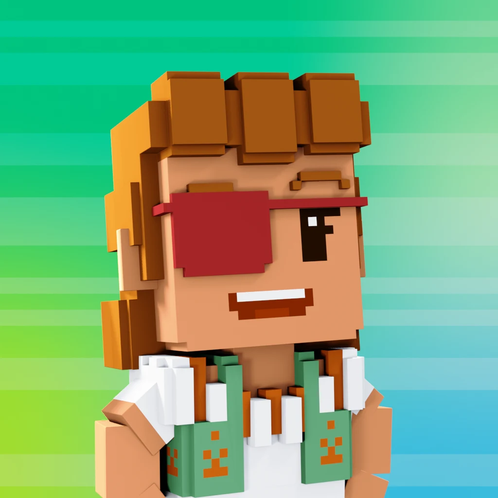 Pirate #6642 voxel render
