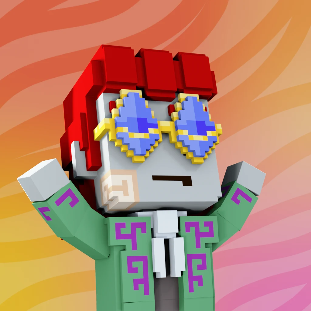 Pirate #6644 voxel render
