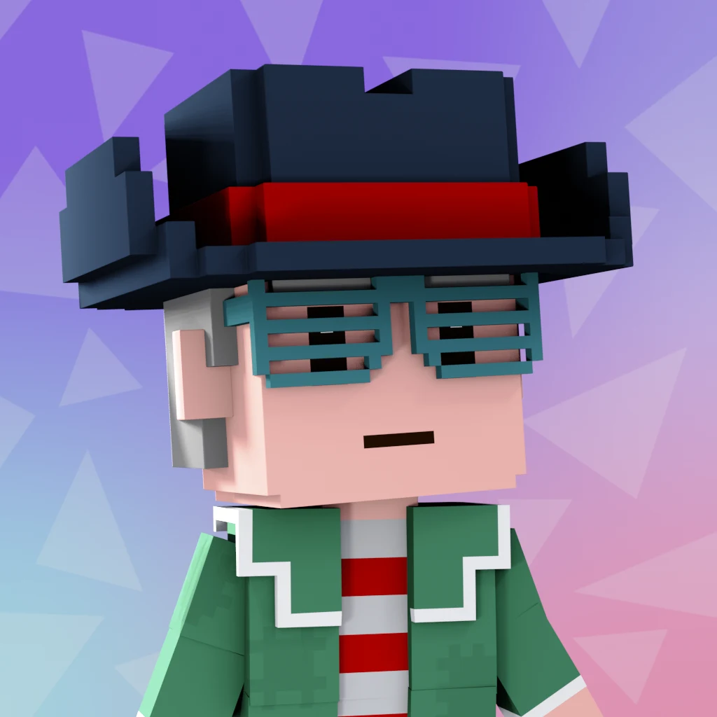 Pirate #6645 voxel render