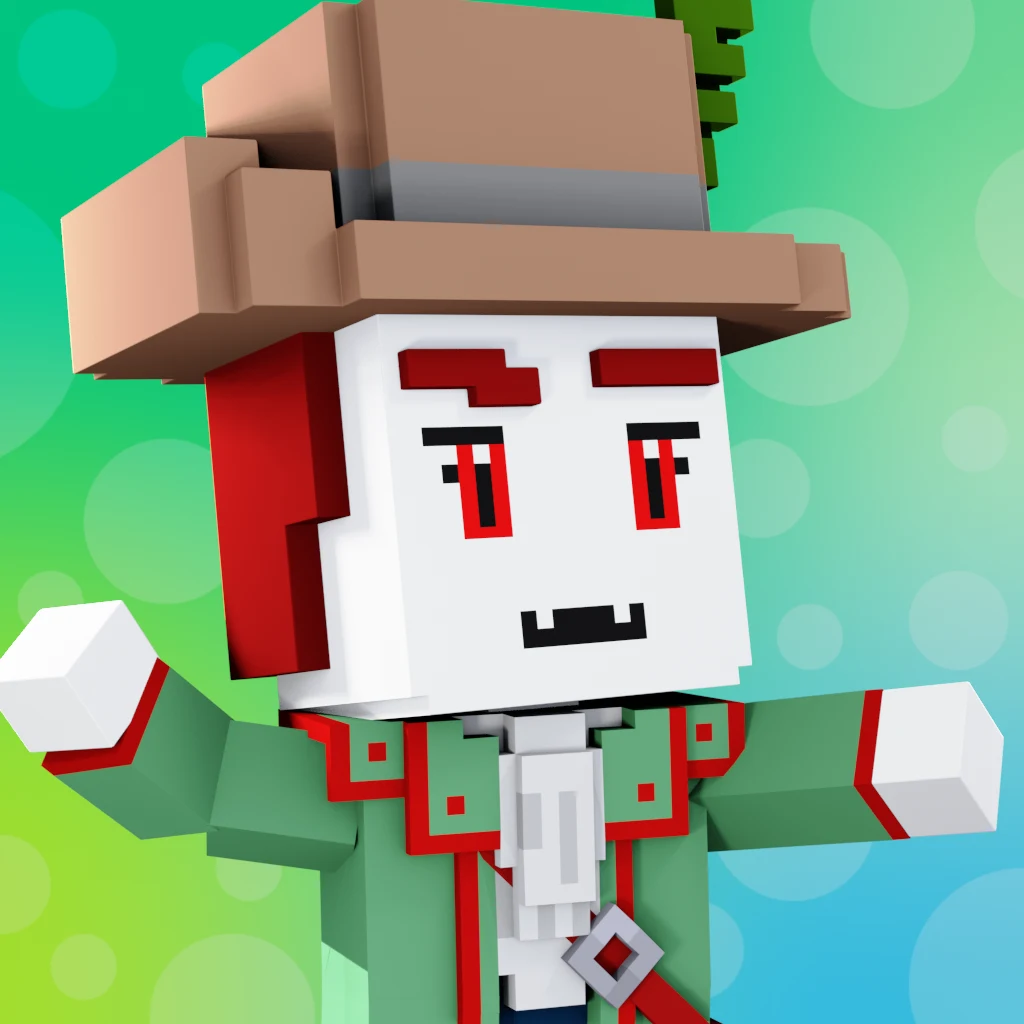 Pirate #6646 voxel render