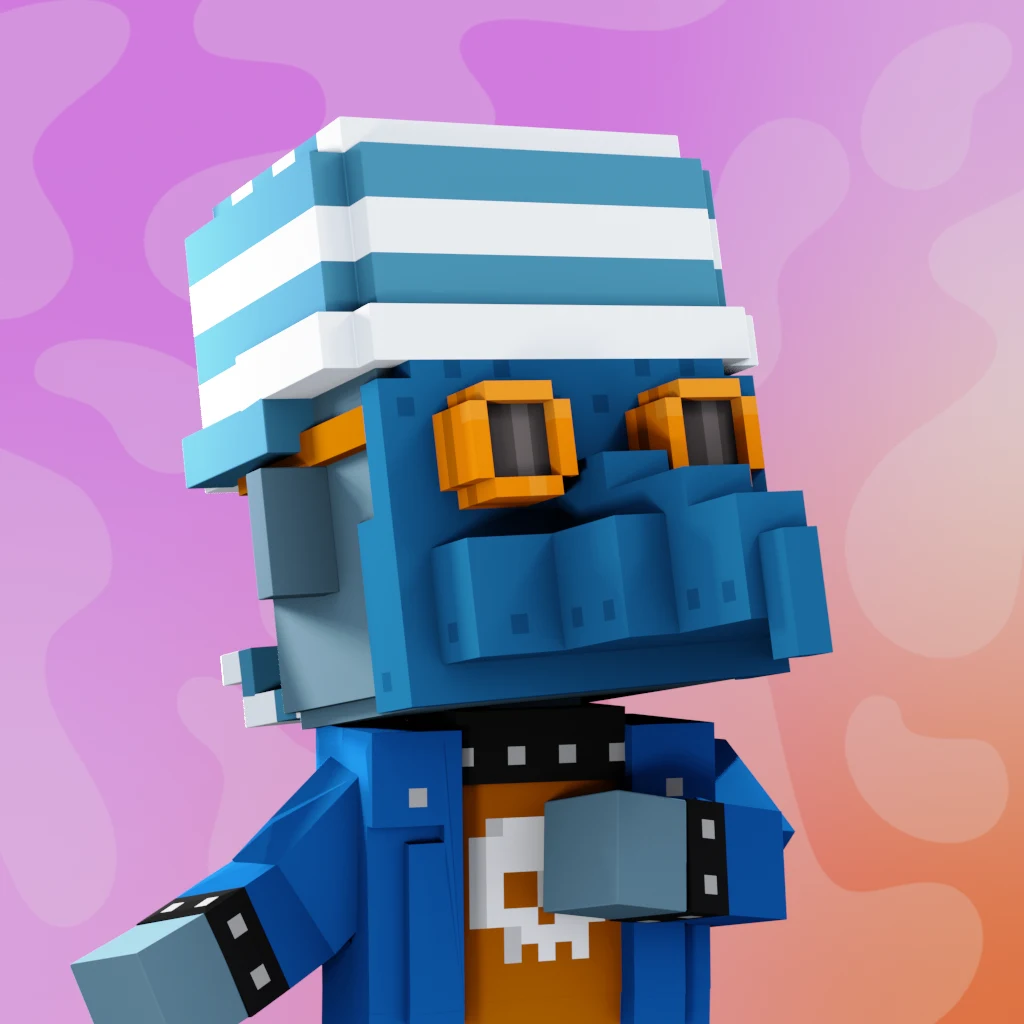 Pirate #6649 voxel render