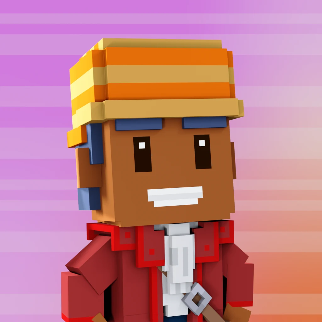 Pirate #6650 voxel render