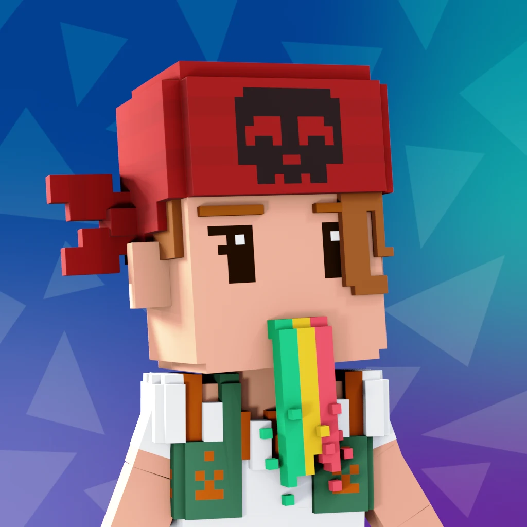 Pirate #6652 voxel render